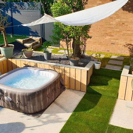 Gary Suite - Studio Cosy, Spa Et Jardin Privatif A 4 Min De Cambrai Awoingt ภายนอก รูปภาพ