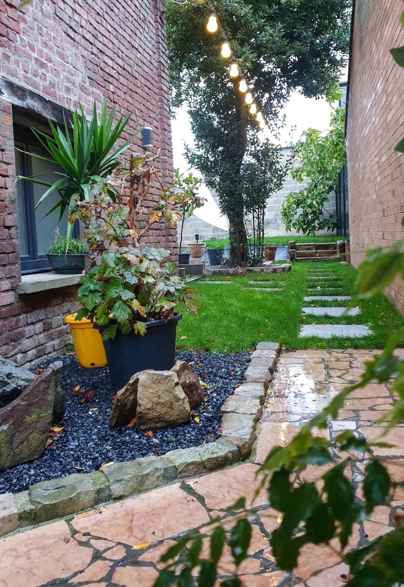 Gary Suite - Studio Cosy, Spa Et Jardin Privatif A 4 Min De Cambrai Awoingt ภายนอก รูปภาพ