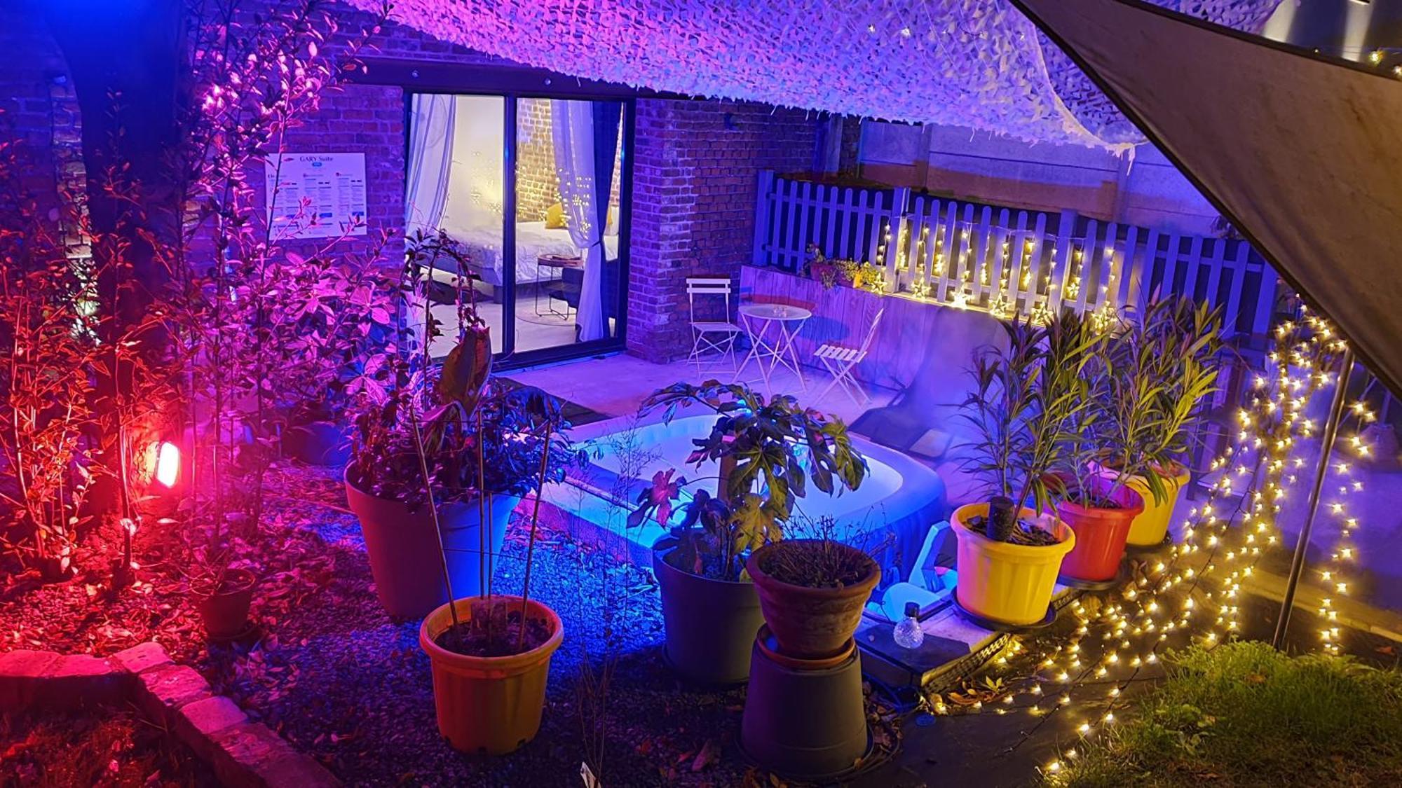 Gary Suite - Studio Cosy, Spa Et Jardin Privatif A 4 Min De Cambrai Awoingt ภายนอก รูปภาพ